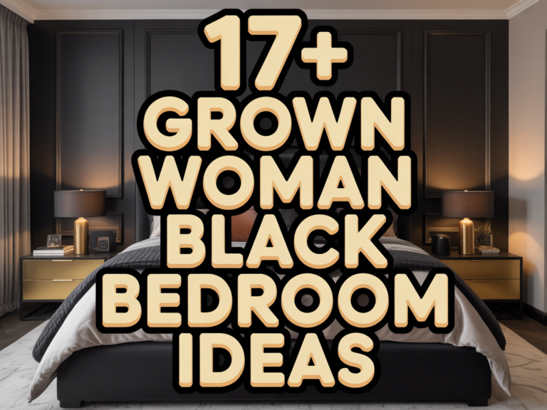17+ Grown Woman Black Bedroom Ideas for a Bold and Luxurious Retreat