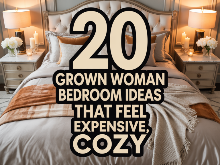 20 Grown Woman Bedroom Ideas That Feel Expensive, Cozy, and Completely You