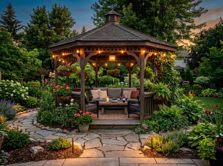 outdoor gazebo backyard design