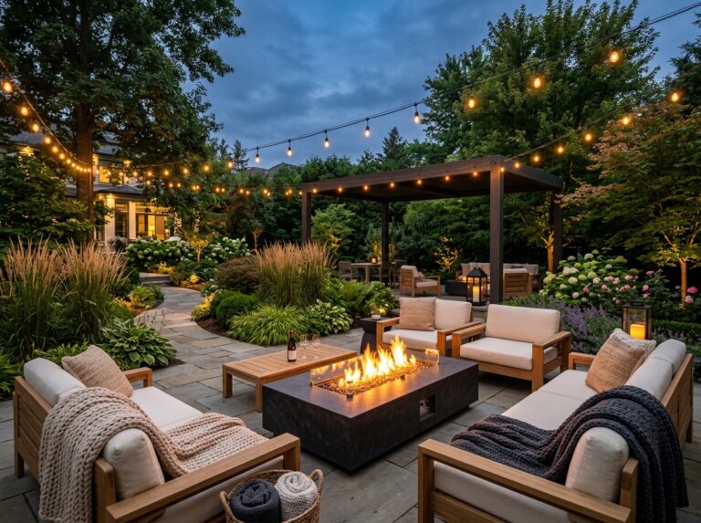 22 Dreamy Fire Pit Ideas for backyard to Transform Your Garden Into a Cozy Outdoor Retreat