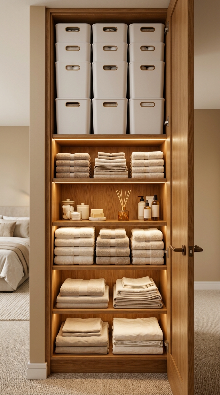 27 Genius Narrow Linen Closet Organization Ideas for a Perfectly Tidy Home