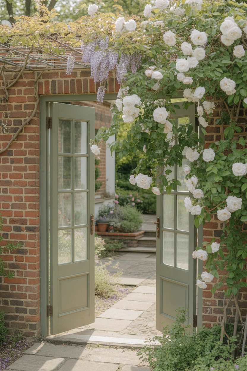 french-patio-door-cottage garden