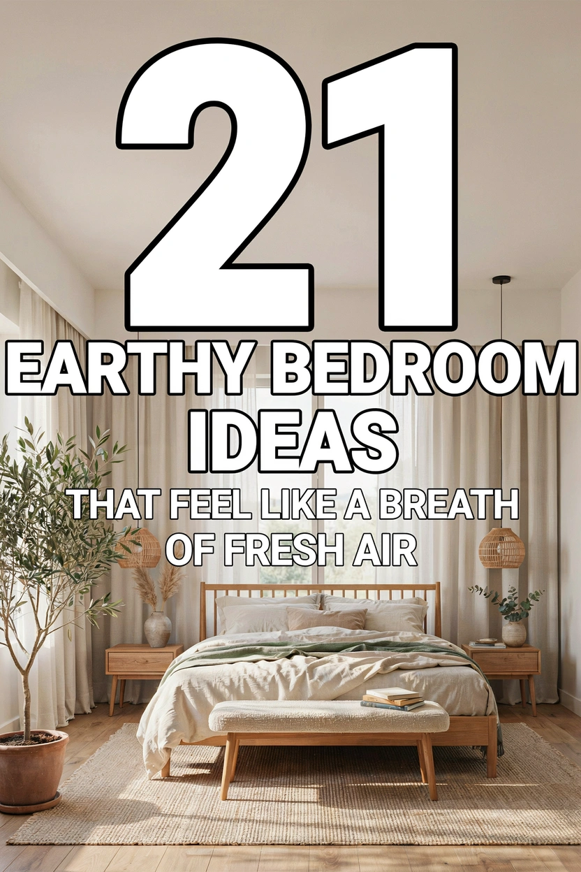 Earthy bedroom ideas with natural textures