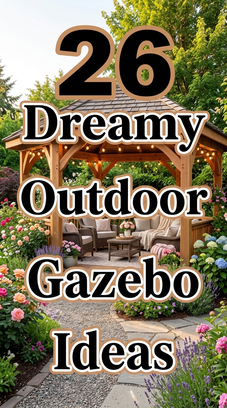 dreamy outdoor gazebo ideas