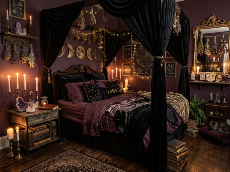 27 Witchy Bedroom Ideas That Will Transform Your Space Into a Magical Sanctuary