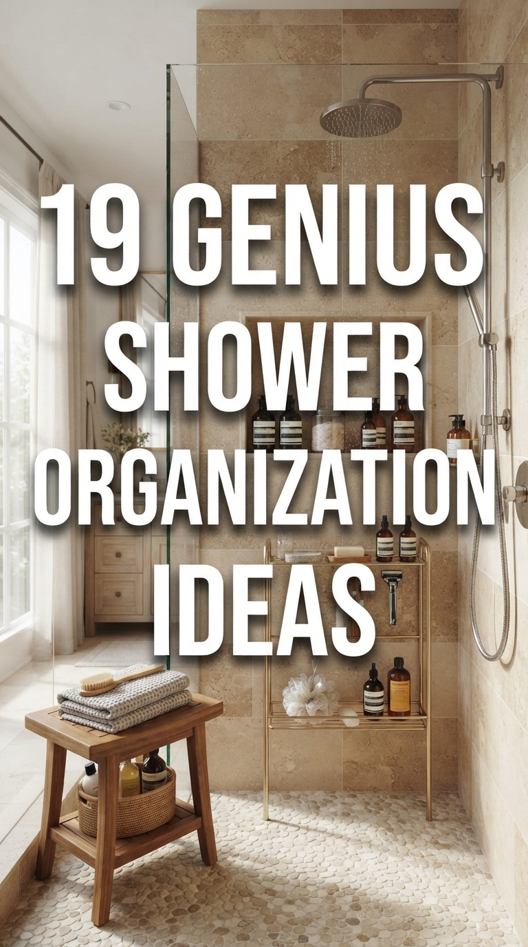 19 genius shower organization ideas for a clutter-free spa-like space