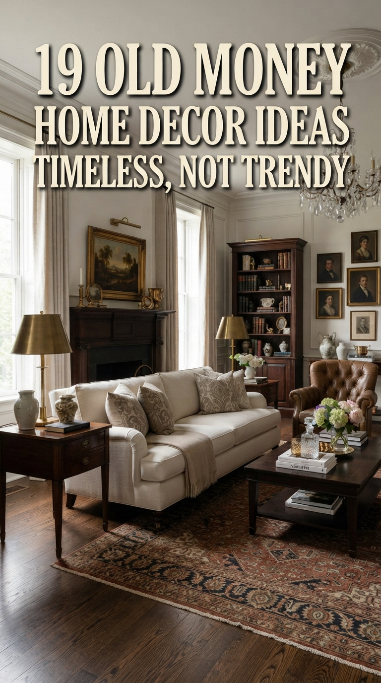 19 old money home decor ideas for a timeless and elegant home