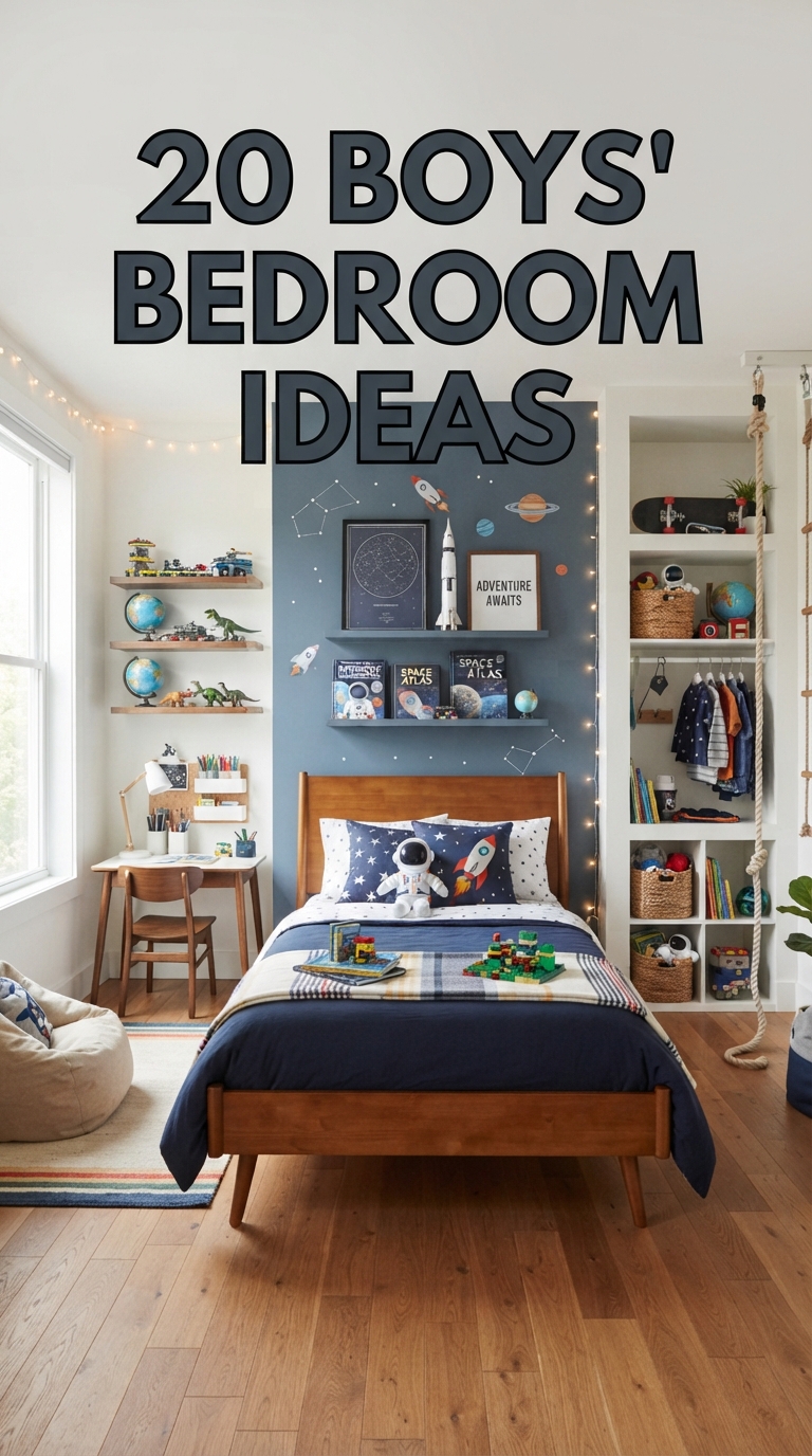 20 boys bedroom ideas with cool themes, smart storage, and budget-friendly decor