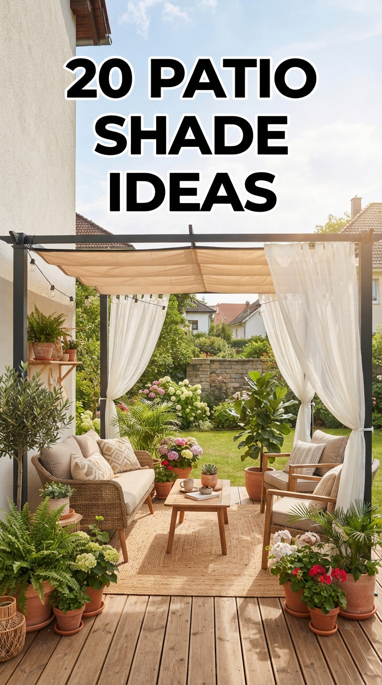 20 patio shade ideas for windy areas, renters, apartments, and budget-friendly backyards