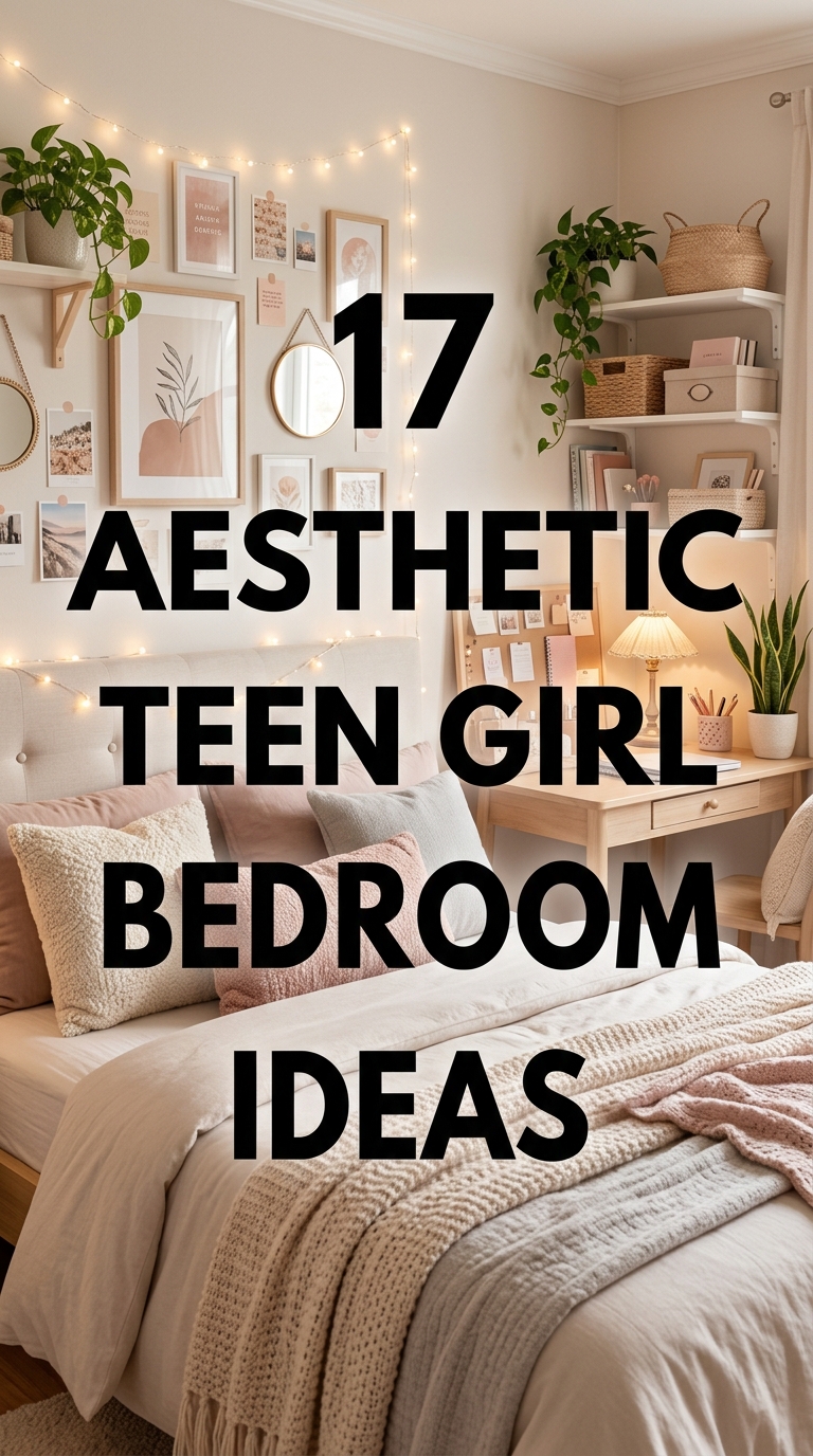 17 aesthetic teen girl bedroom ideas that are budget-friendly and cozy