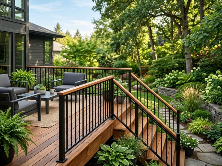 18 Stylish Deck Railing Ideas for a Modern Backyard Makeover
