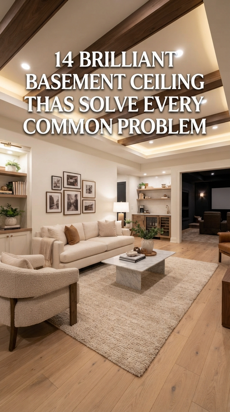 14 brilliant basement ceiling ideas that solve common basement problems