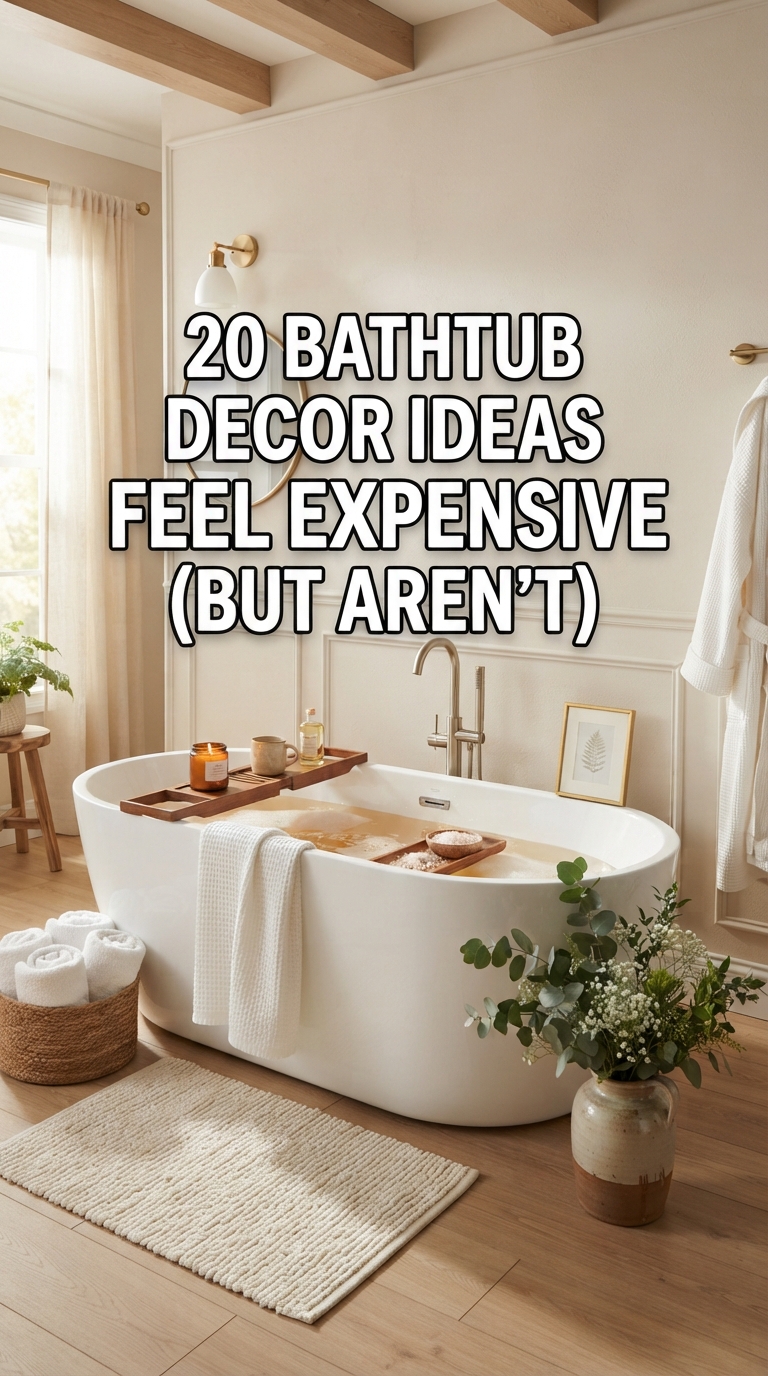 20 bathtub decor ideas that look expensive on a budget